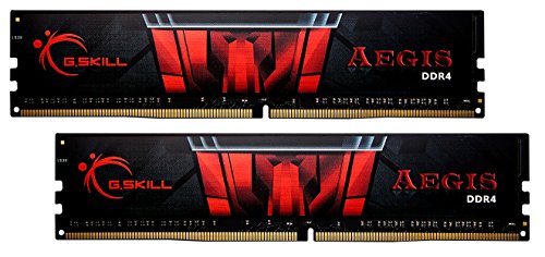Product Cover G.Skill 16GB (2 x 8GB) Aegis DDR4 PC4-24000 3000MHz for Intel Z170 Platform Desktop Memory Model F4-3000C16D-16GISB
