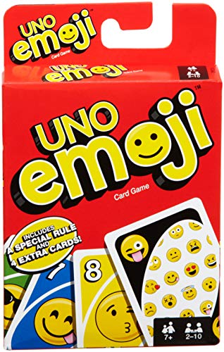 Product Cover Mattel Games UNO Emoji Card Game
