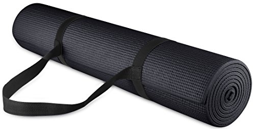 Product Cover BalanceFrom GoYoga All Purpose High Density Non-Slip Exercise Yoga Mat with Carrying Strap, 1/4