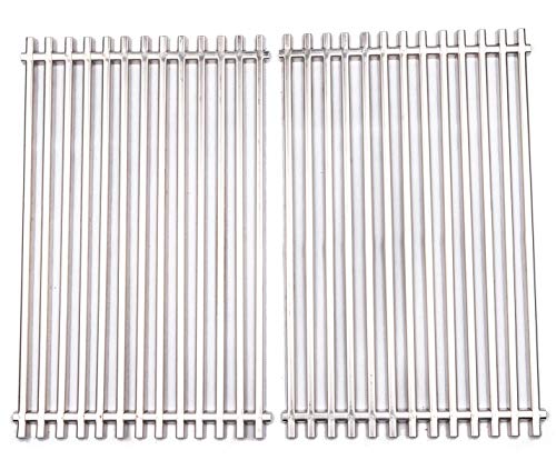 Product Cover BBQ funland 7527 9869 7526 7525 Stainless Steel Replacement Cooking Grate for Weber 7527, Lowes Model Grills, Set of 2