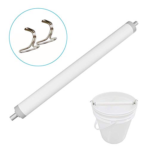 Product Cover StarRoad PVC high-Speed Rolling Mouse Trap Bucket Mousetrap Continuous Capture Log Catch Mice Rat Traps Include No Need Drilling Required Fit 5 Gallon Buckets (White)