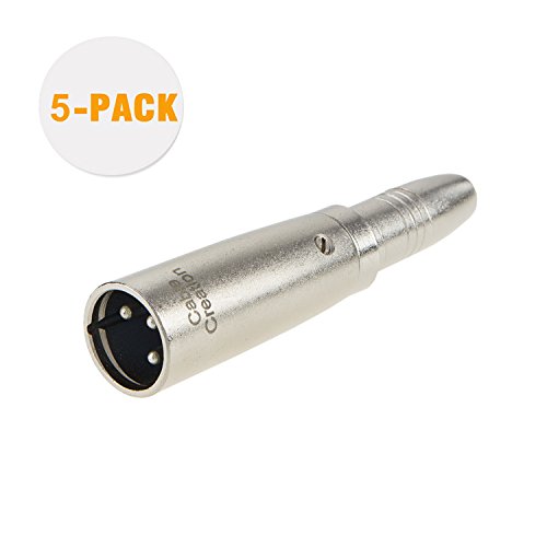 Product Cover CableCreation [5-Pack] XLR 3 Pin Male to 1/4