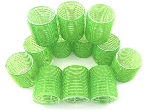 Product Cover Jumbo Hair Rollers Curlers Self Grip Holding Rollers Hairdressing Curlers Hair Design Sticky Cling Style For DIY Or Hair Salon By Kamay's (Gripping Sticky Rollers 48mm/1.9