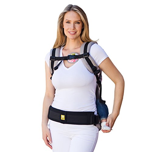 Product Cover LÍLLÉbaby Baby Carrier Tummy Pad for Additional Support, Black - Medium
