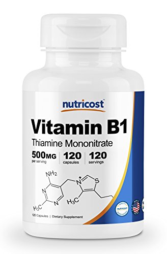 Product Cover Nutricost Vitamin B1 (Thiamine) 500mg, 120 Capsules
