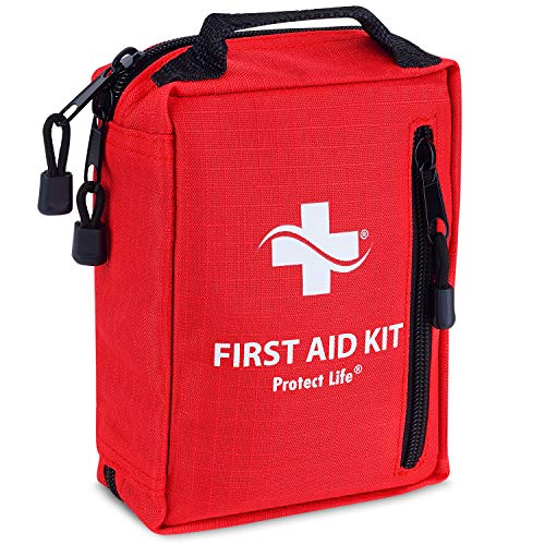 Product Cover Survival Kit - 100 Piece - First Aid for Camping, Hiking, Backpacking, Travel, Outdoor - Stocked with Emergency Supplies & Tools