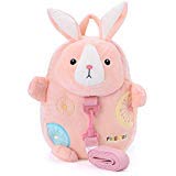 Product Cover Me Too Plush Kids Backpack Child Leash Anti-lost Shoulder Bags Cartoon Easter Gifts (Pink Bunny)