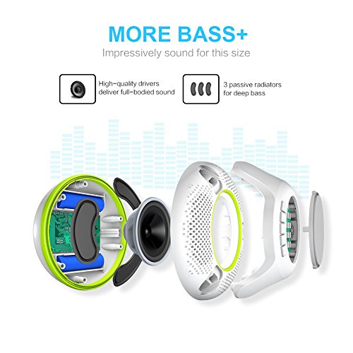 Product Cover COWIN COWIN-Swimmer Waterproof Bluetooth Speaker 4.0 Portable Floating Wireless Speakers IPX7 with 10W Plus Deep Bass and Colorful LED Light