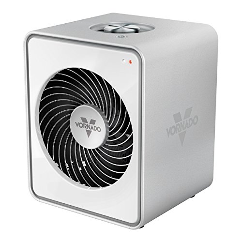 Product Cover Vornado VMH10 Personal Metal Heater with 2 Heat Settings, White