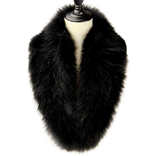 Product Cover Dikoaina Extra Large Women's Faux Fur Collar for Winter Coat