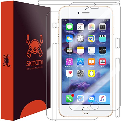 Product Cover Skinomi Full Body Skin Protector Compatible with iPhone 7 Plus (5.5 inch)(Screen Protector + Back Cover) TechSkin Full Coverage Clear HD Film