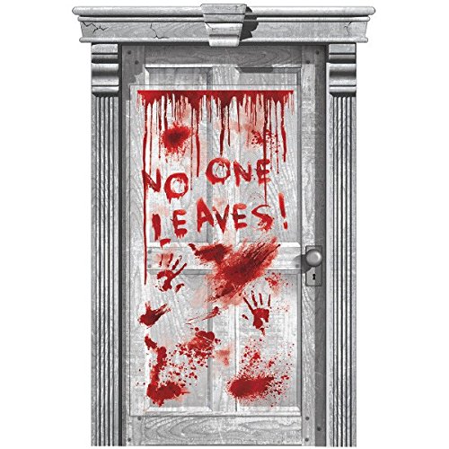 Product Cover Asylum Dripping Blood Door Cover | Halloween Decoration