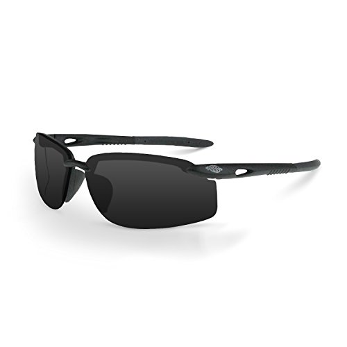 Product Cover Crossfire Eyewear 1241 W ES5-W Safety Glasses with Black Temples and Smoke Lens