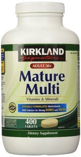 Product Cover Kirkland Signature Adults, 50 plus Mature Multi Vitamins & Minerals, 800-Count Tablets