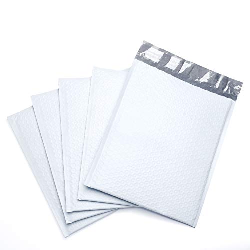 Product Cover Fu Global #2 8.5x12 Inches Poly Bubble Mailers Padded Envelopes Pack of 25 (White)