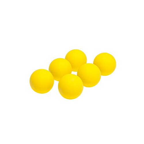 Product Cover Champion Sports Colored Lacrosse Balls: Yellow Official Size Sporting Goods Equipment for Professional, College & Grade School Games, Practices & Recreation - NCAA, NFHS and SEI Certified - 6 Pack