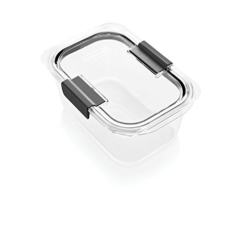 Product Cover Rubbermaid Brilliance Food Storage Container, Medium Deep, 4.7 Cup, Clear 1991157