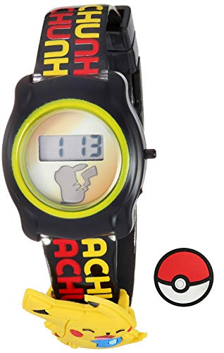 Product Cover Pokemon Pokemon Kids' POK3085 Digital Display Quartz Black Watch