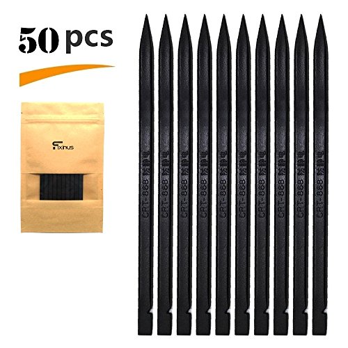 Product Cover Set Of 50 Universal Black Stick Spudger Opening Pry Tool Kit for iPhone Smart Phone iPad Tablets Macbook Laptop Games Repair 5.91