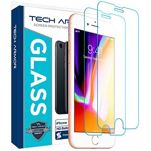 Product Cover Tech Armor Apple iPhone 7 Plus (5. 5-inch) Ballistic Glass Screen Protector [2-Pack] for Apple iPhone 7 Plus