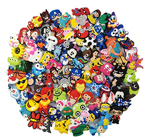 Product Cover YAOYAO 100 Pcs PVC Different Shoe Charms for Crocs and  Bands Bracelets