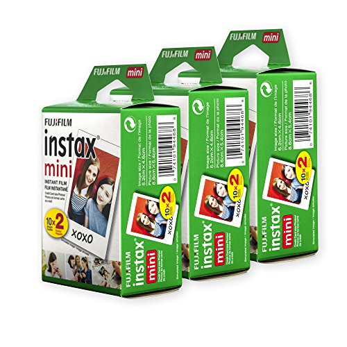 Product Cover Fujifilm Instax Mini Film, White Multi-Pack (6 pk, 60 shots total)