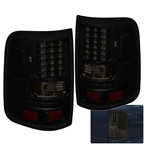 Product Cover AJP Distributors LED Tail Lights Lamps For Ford F-150 F150 Styleside Body (Smoke)