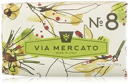 Product Cover Via Mercato Italian Soap Bar (200 g), No. 8 - Clove, Vanilla Flower and Orange