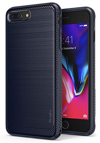 Product Cover Ringke Onyx Designed for iPhone 7 Plus Case, iPhone 8 Plus Case, Rugged Protection Flexible TPU Smart Phone Cover - Midnight Navy