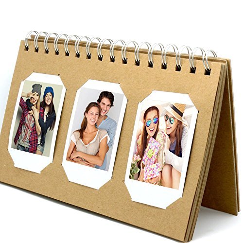 Product Cover Mat Board Center, Photo Album Book style 60 Pocket for Fuijufilm Instax Mini, Brown Color by Mat Board Center