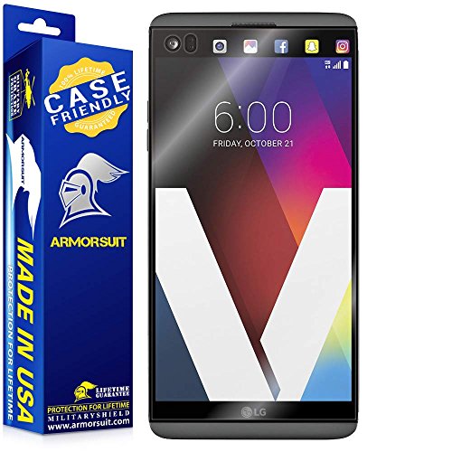 Product Cover ArmorSuit MilitaryShield [Case Friendly] Screen Protector for LG V20 - Anti-Bubble HD Clear Film