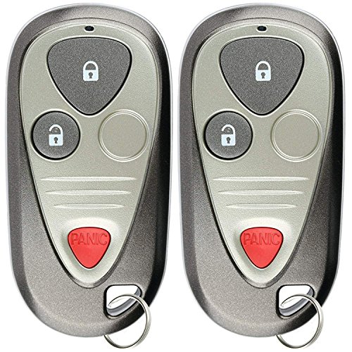 Product Cover KeylessOption Keyless Entry Remote Control Car Key Fob Replacement for E4EG8D-444H-A (Pack of 2)