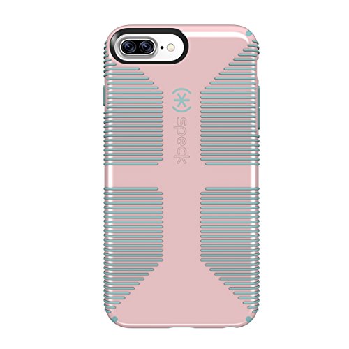 Product Cover Speck Products 79242-C085 CandyShell Grip iPhone 8 Plus Case, Also fits iPhone 7 Plus, 6S Plus and 6 Plus - Quartz Pink/River Blue
