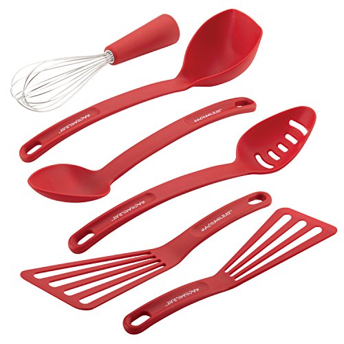 Product Cover Rachael Ray 46408 Nylon Nonstick Set, Red, 6-Piece, Tools and Gadgets, One Size