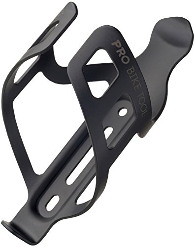 Product Cover Matte Black Bike Water Bottle Cage, Secure Retention System, No Lost Bottles, Lightweight and Strong Bicycle Bottle Holder, Quick and Easy to Mount, Great for Road, Mountain, BMX and Kids Bikes.