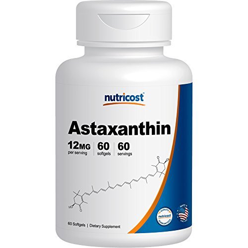 Product Cover Nutricost Astaxanthin 12mg, 60 Softgel Capsules