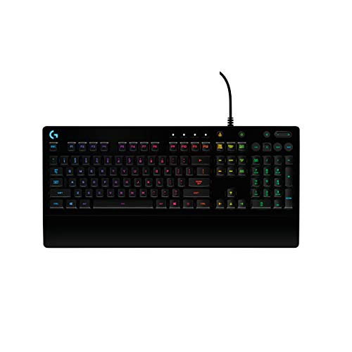 Product Cover Logitech G213 Gaming Keyboard with  Dedicated Media Controls, 16.8 Million Lighting Colors Backlit Keys, Spill-Resistant and Durable Design