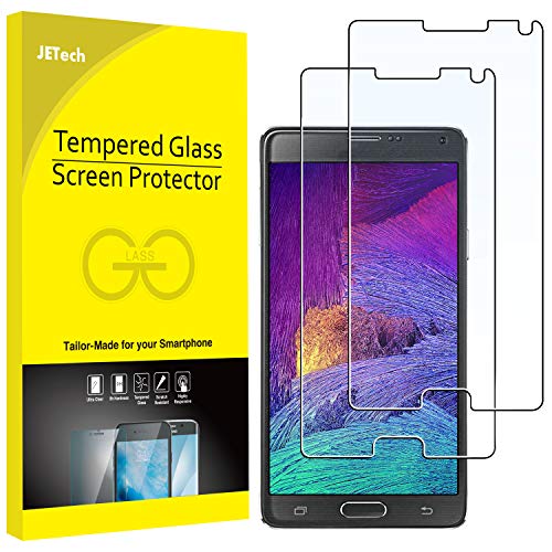 Product Cover JETech 2-Pack Screen Protector for Samsung Galaxy Note 4, Tempered Glass Film