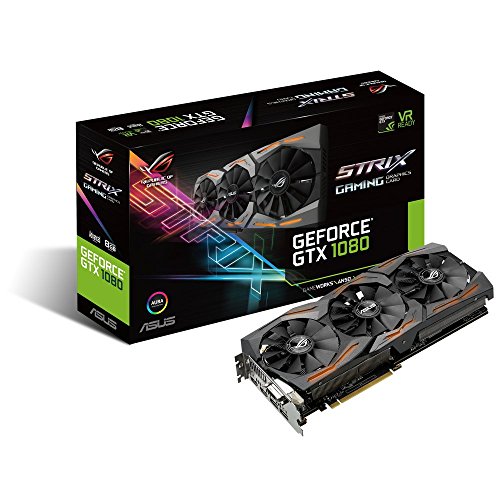 Product Cover ASUS GeForce GTX 1080 8GB ROG Strix Graphics Card (STRIX-GTX1080-A8G-GAMING)