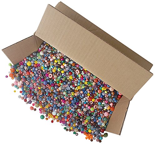 Product Cover The Beadery B100B5LB Bonanza 5 lb of Mixed Craft Beads, Multicolor, Mixed Sizes