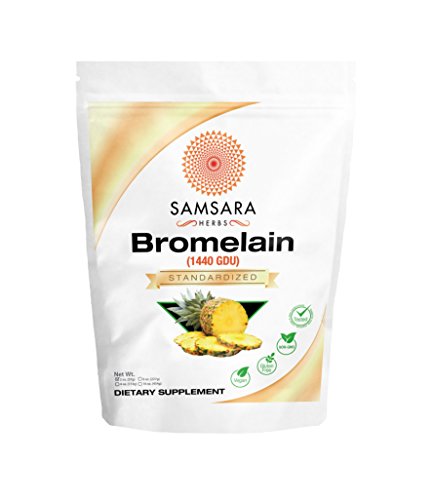 Product Cover Samsara Herbs Bromelain Extract Powder (2oz/57g) - 1440 GDU Concentration