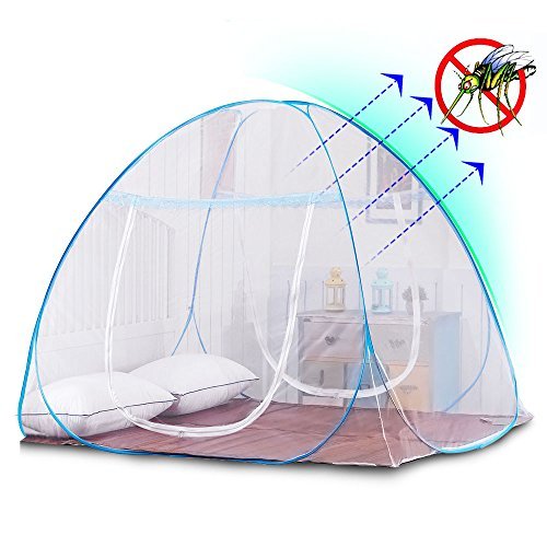 Product Cover Yoosion Anti Mosquito Nets Pop Up Mosquito Net Bed Tent with Bottom 200(L)*180(W)*150(H) Mosquito Nettings Folding Portable for Baby Toddlers Kids Adult
