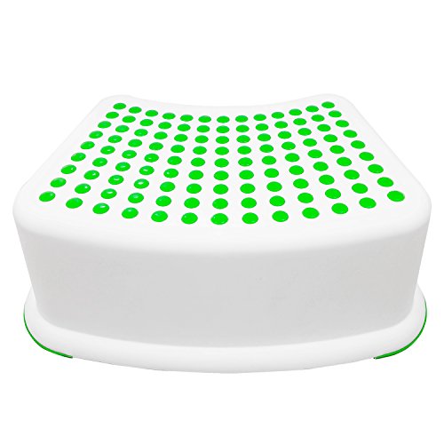Product Cover Kids Green Step Stool - Great for Potty Training, Bathroom, Bedroom, Toy Room, Kitchen, and Living Room. Perfect for Your House