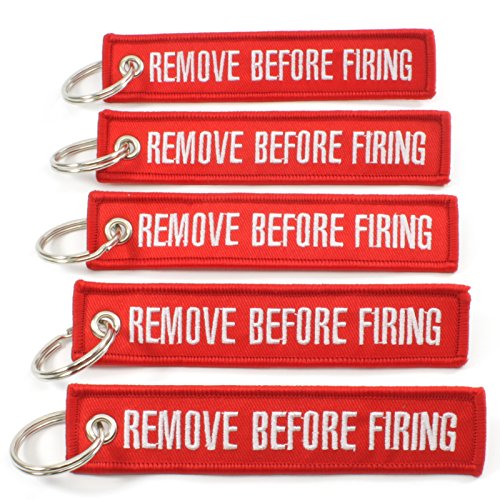 Product Cover Rotary13B1 Remove Before Firing - Key Chains - Red/White - 5pcs Sale!
