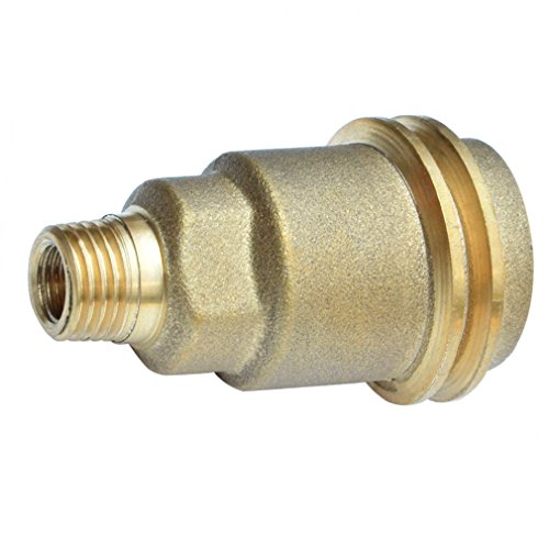 Product Cover onlyfire 5042 QCC1 Acme Nut Propane Gas Fitting Adapter with 1/4 Inch Male Pipe Thread, Brass