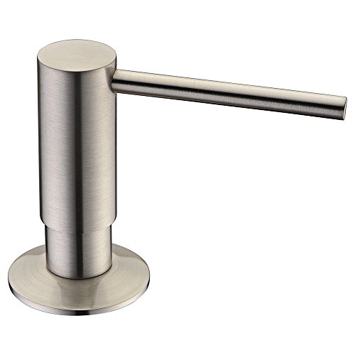 Product Cover Soap Dispenser,Lead Free Soap Dispenserfor Kitchen Sink,Solid Brass Pump Sink Soap Dispenser,Brushed Nickel