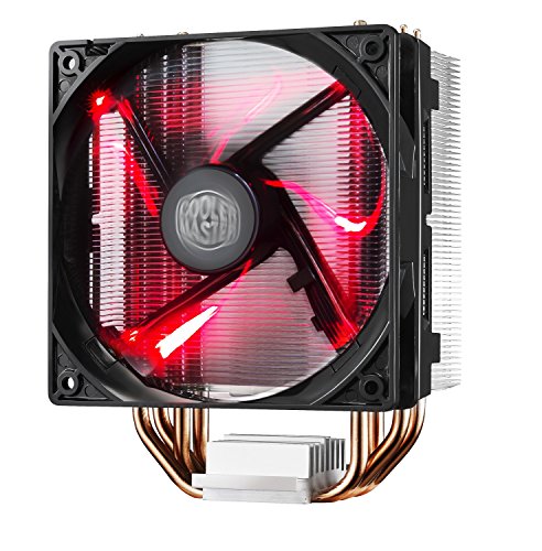 Product Cover Cooler Master Hyper 212 LED with PWM Fan, Four Direct Contact Heat Pipes, Unique Blade Design and Red LEDs Cooling (RR-212L-16PR-R1)