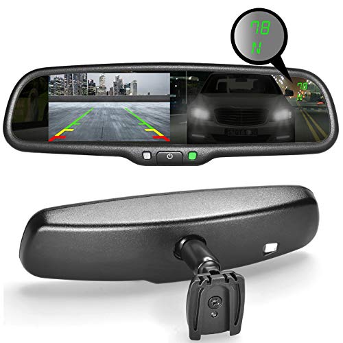 Product Cover Master Tailgaters OEM Rear View Mirror with Ultra Bright 4.3