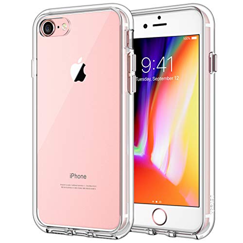 Product Cover JETech Case for iPhone 8 and iPhone 7, Shock-Absorption Bumper Cover, Anti-Scratch Clear Back, HD Clear