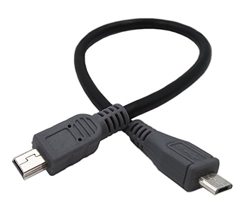 Product Cover Lemeng 25CM USB OTG Cable - Black, Type Micro Male to Mini Male